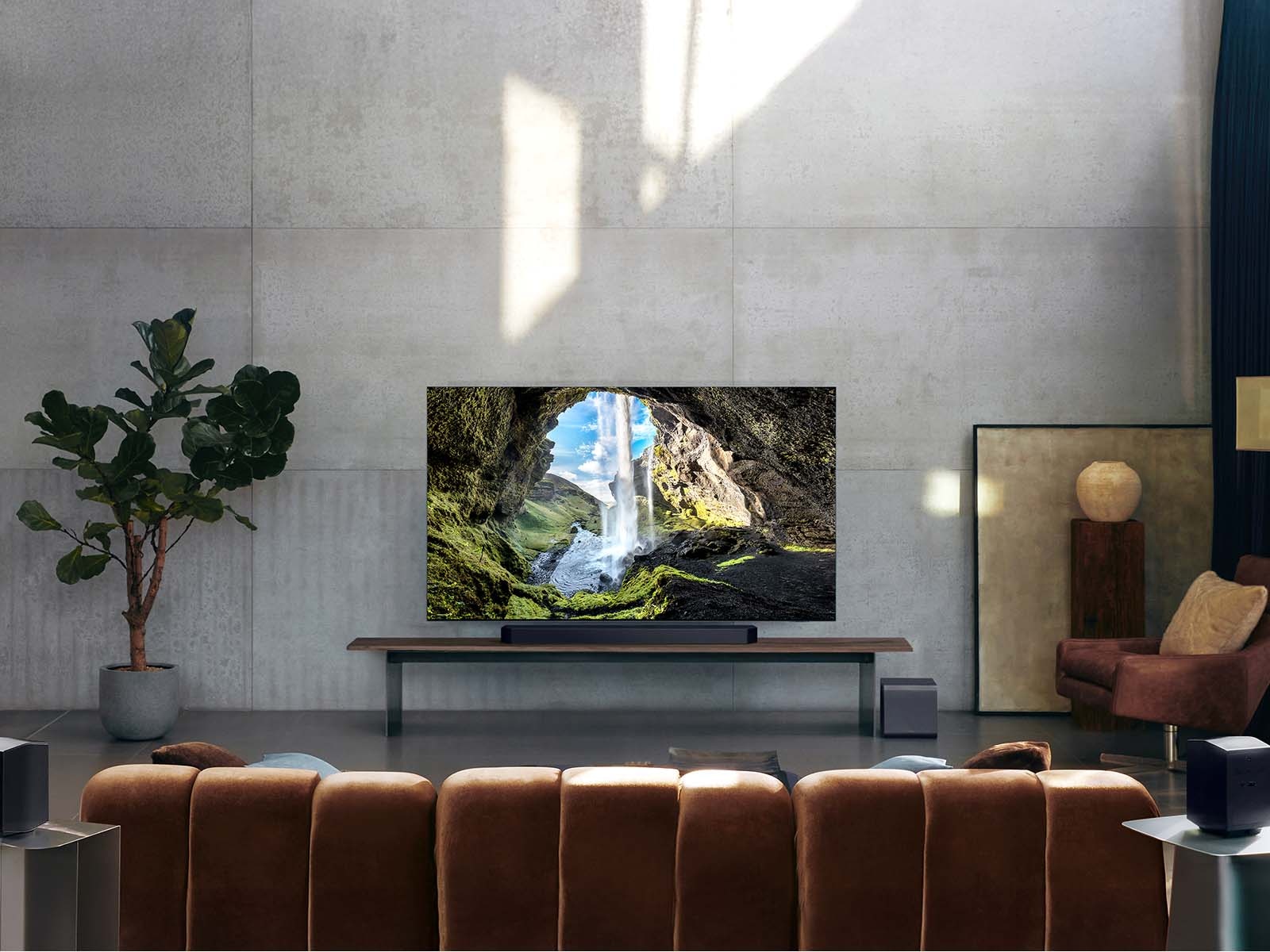 2025 Samsung Q Series Soundbar Q990F Lifestyle Fit